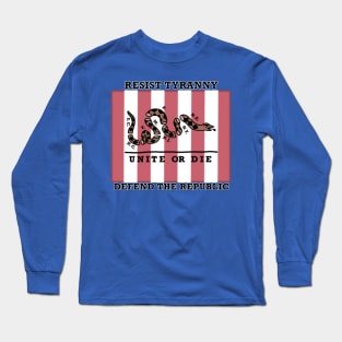 Resist Tyranny (Large Design) Long Sleeve T-Shirt